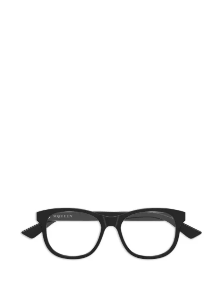 Ochelari de soare rotunzi Alexander Mcqueen Eyewear negru