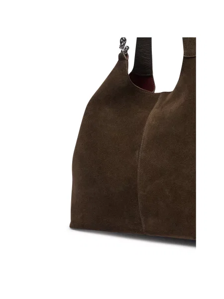 Coccinelle Shopper táska + tarisznya Coccinelle C-Easy | hasított bőr zöld