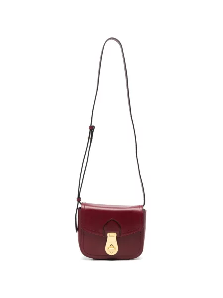 Geanta crossbody The Bridge din piele roșu