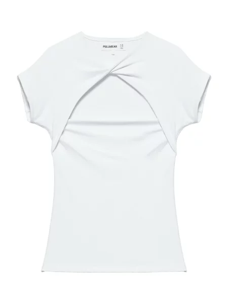 Pull&Bear Tričko biela