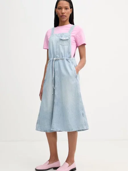 Marc O'Polo sukienka jeansowa niebieska