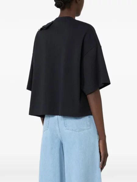 Tricou Max Mara din jerseu negru