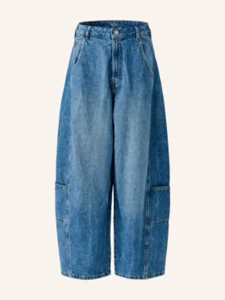 Oui Cargo Džíny midmidblue denim