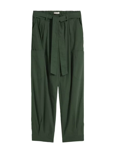 Bonprix Pantaloni cu pin verde