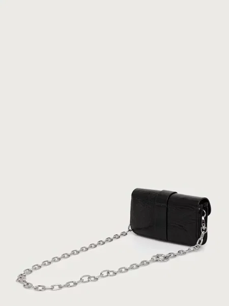 Zadig&Voltaire Bőr levéltáska/pénztárca Kate fekete