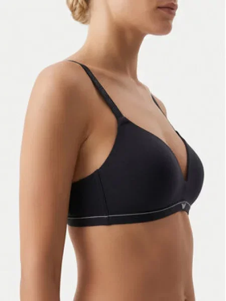 Emporio Armani Underwear Trikotni nedrček črna
