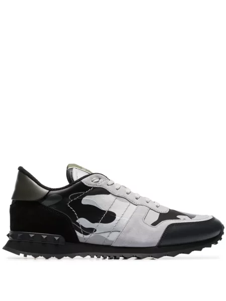 Sneakersy Valentino w kamuflażu szare