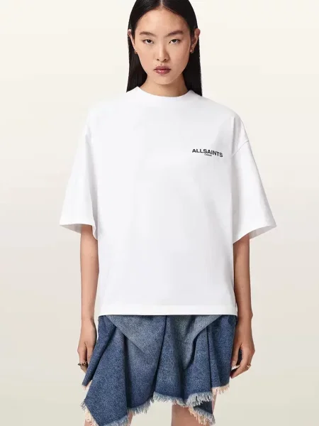 AllSaints футболка оверсайз HALIS