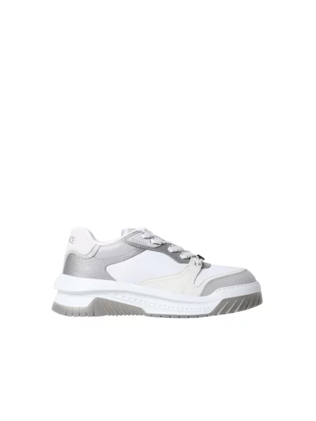 Sneakersy Versace Odissea skórzane wsuwane białe