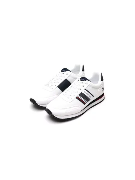 Sneakersy U.s Polo Assn. skórzane białe