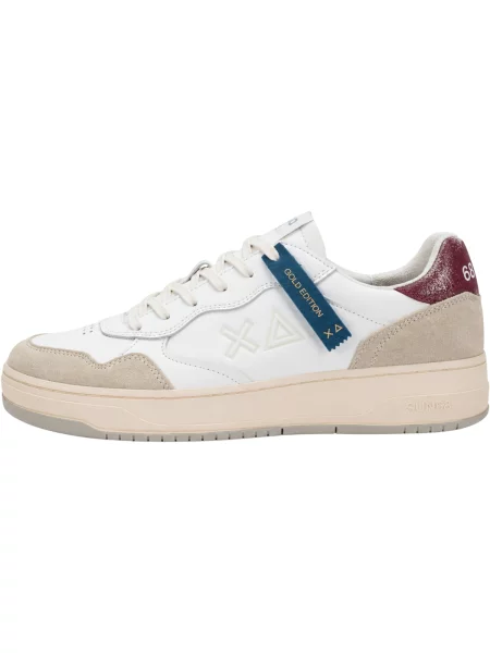 Pantofi Sun68 alb