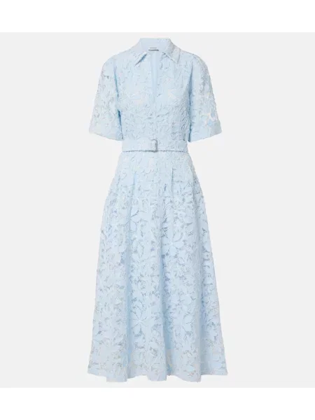 Rochie midi Simkhai din dantelă albastru