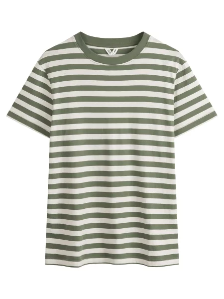 MELA Tricou AVAN verde alb
