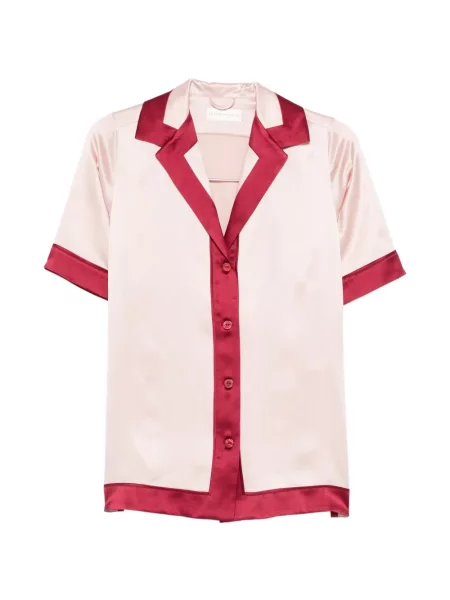 Kratak pidžama Olivia Von Halle ružičasta