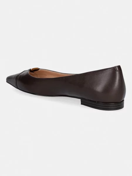 Кожаные балетки Twinset