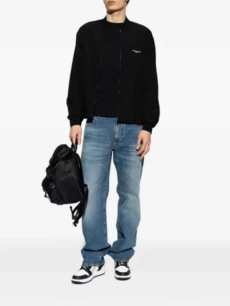 Яке Emporio Armani бродирано черно