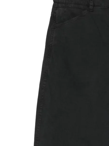 Pantaloni Nili Lotan din țesătură twill negru