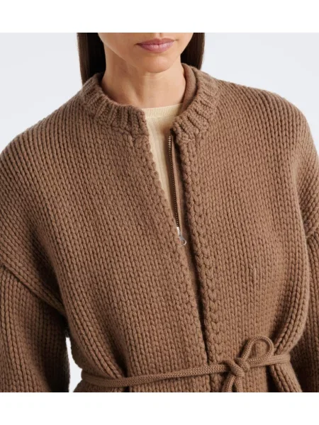 Cardigan Extreme Cashmere din cașmir plic maro
