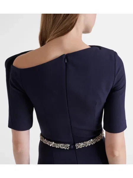 Rochie Safiyaa drapată albastru