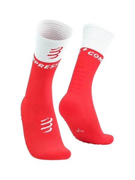 Чорапи Compressport Mid Compression червено