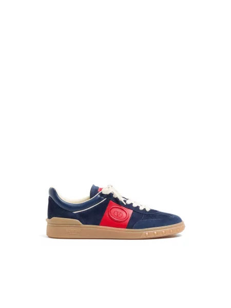 Sneakersy Valentino Garavani skórzane niebieskie