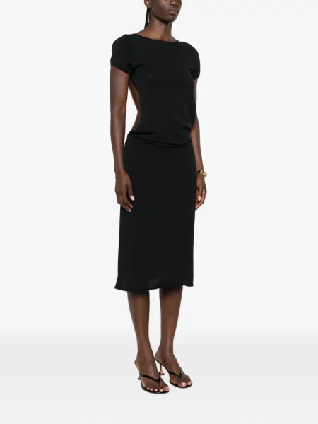 Rochie midi Frankies Bikinis negru