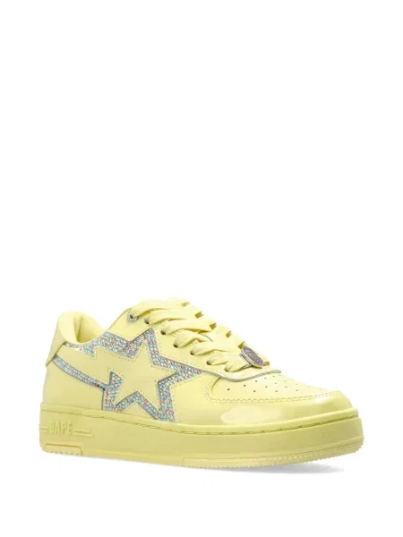 Sneakerși A Bathing Ape® din piele galben