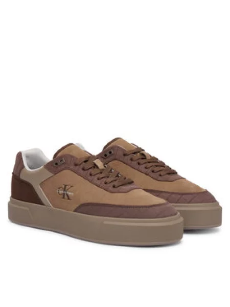 Calvin Klein Superge Prime Cupsole Laceup Nu-Su Croc rjava