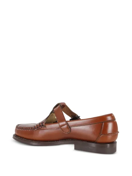 Pantofi loafer Hereu din piele maro