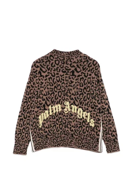 Dětské svetr Palm Angels hnědý