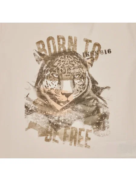 Tricou copii Ikks bej
