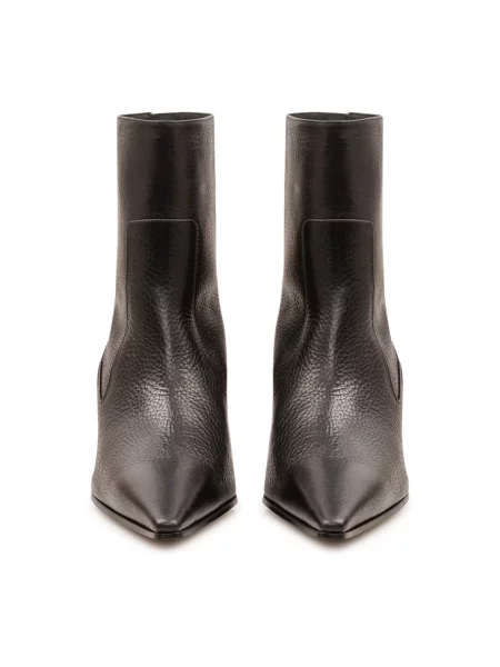 Botki Dsquared2 skórzane brązowe
