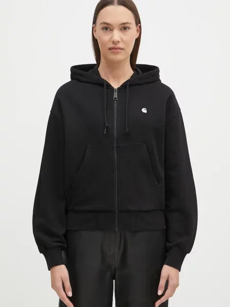 Carhartt WIP Hanorac Casey / alb negru