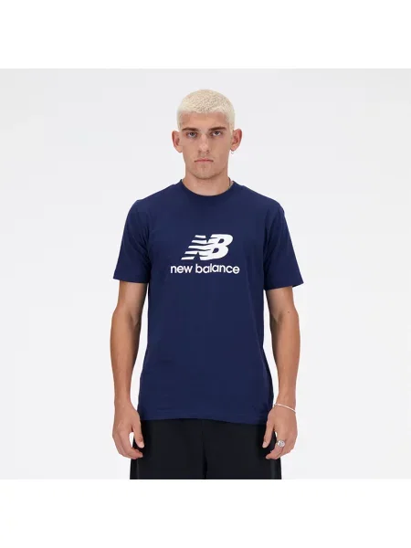 New Balance Sport Essentials Logo T-Shirt Mężczyźni Koszulki New Balance Niebieski Size: M granatowa
