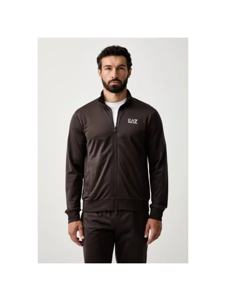 Komplet dresowy Emporio Armani Ea7 brązowy