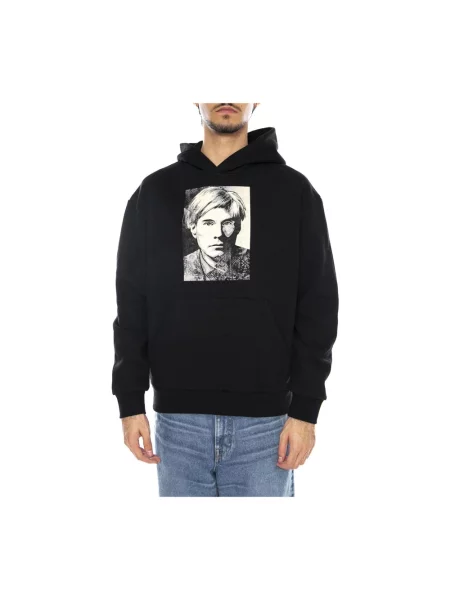 Bluza z kapturem Obey z kapturem czarna