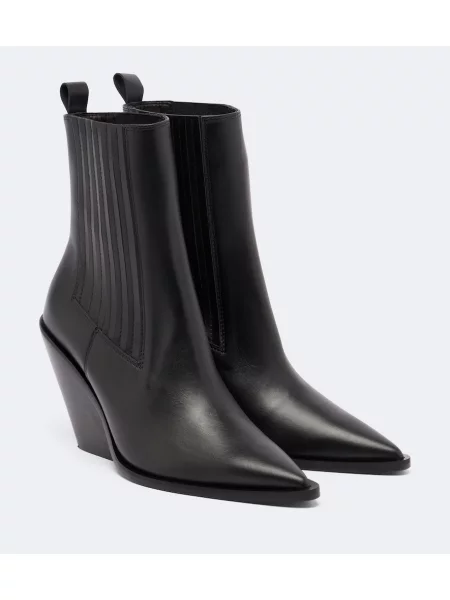 Cizme scurte Souliers Martinez din piele negru