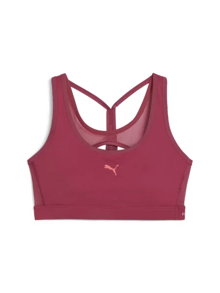Топ спортивний PUMA Cloudspun Bra комбінований верх червоний