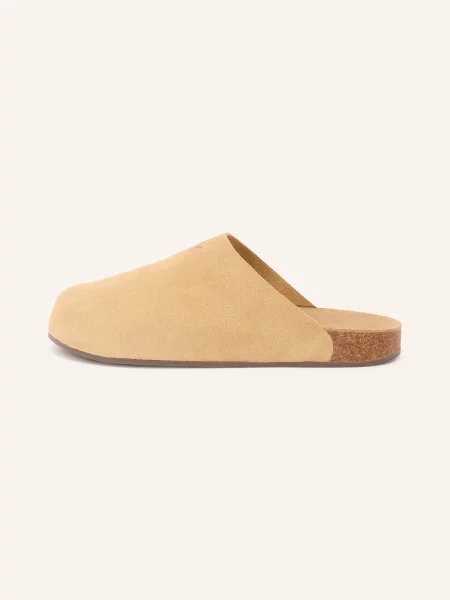 Adidas Originals klapki zamszowe Adimule beżowy
