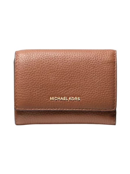 Portfel Michael Kors skórzany brązowy