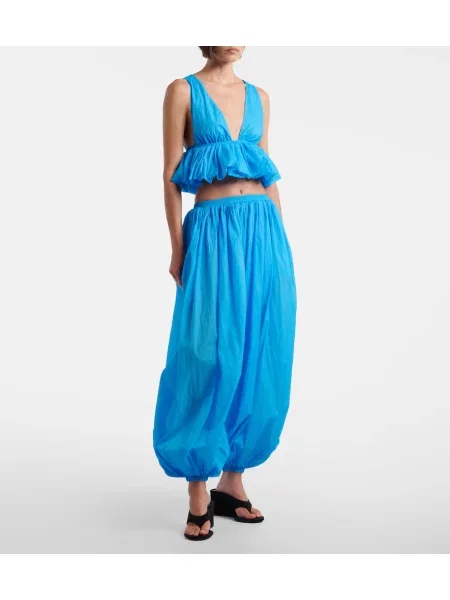 Top Alaïa albastru