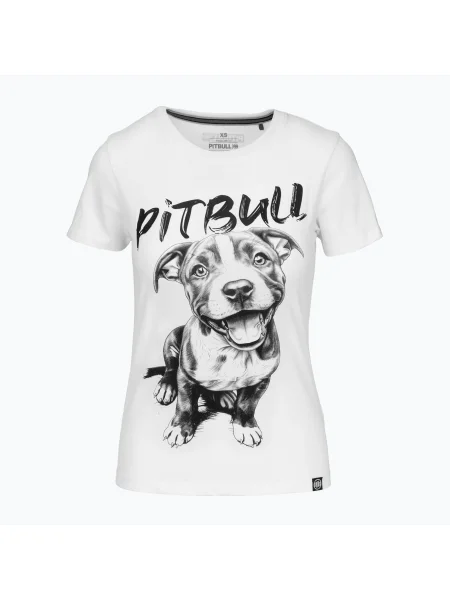 Pitbull Puppy 2 női póló fehér. Méret: M fehér