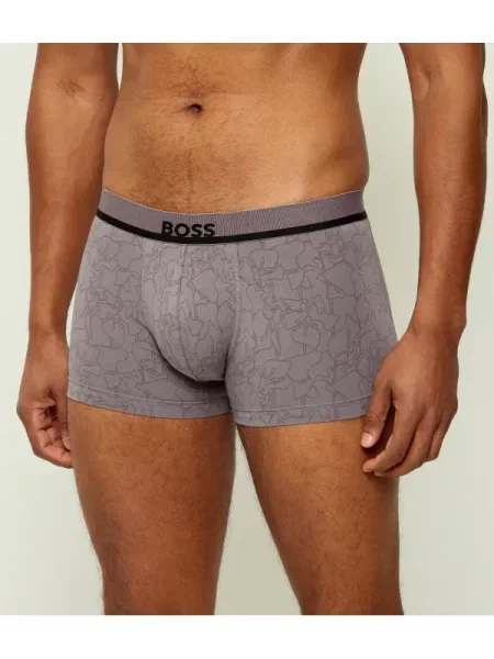 BOSS BLACK Chiloți boxer Print negru