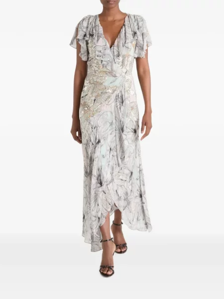 Асиметрична рокля Temperley London с пайети