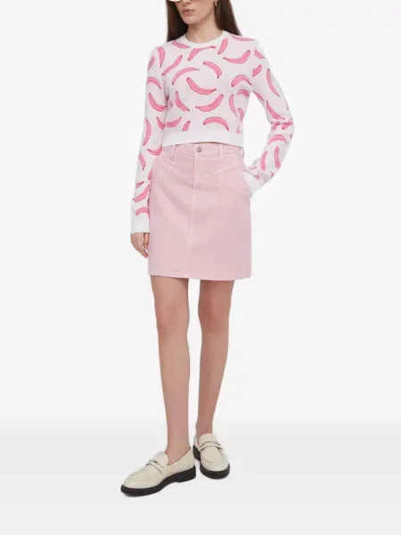 Pulover Benetton cu imagine roz
