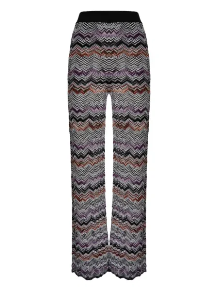 Pantaloni Missoni tricotate negru