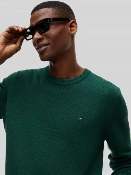 Sweter o kroju slim fit z czystej bawełny Tommy Jeans