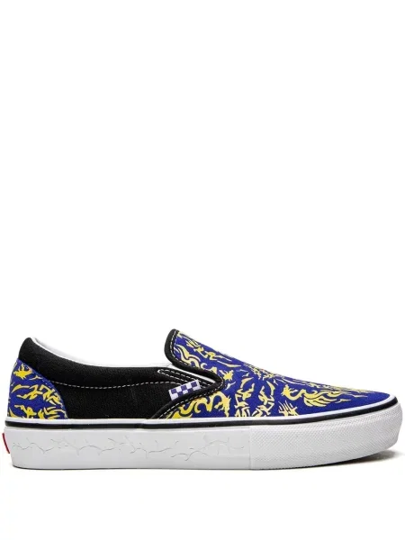 Sneakerși Vans slip-on albastru