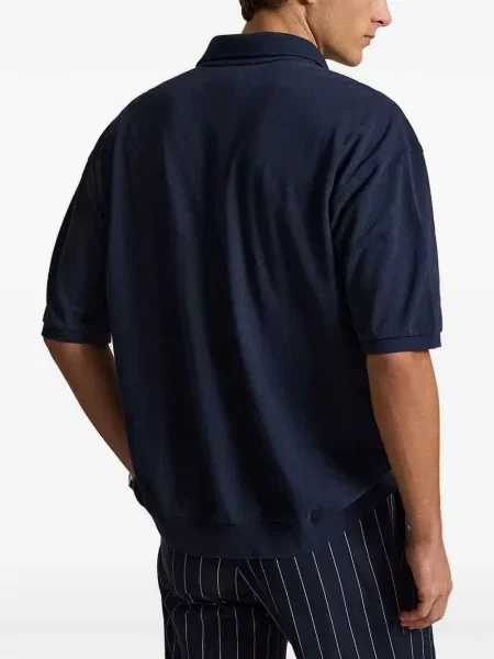 Košulja Polo Ralph Lauren s vezom plava
