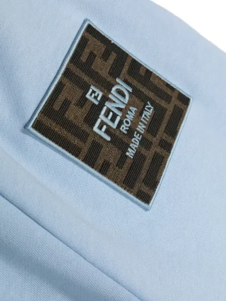 Spodnie dziecięce Fendi niebieskie